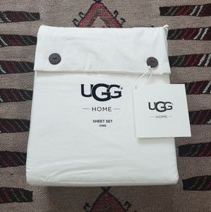 *Sold* NWT UGG King Size 100 Percent Cotton Sheets